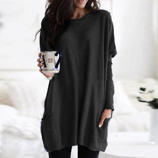 Sabina | Modischer Langer Damenpullover