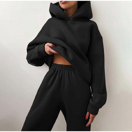 Doris | Damen Streetstyle Hoodie- und Jogginghose-Set