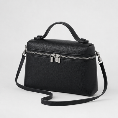 Winslade Box Bag in black